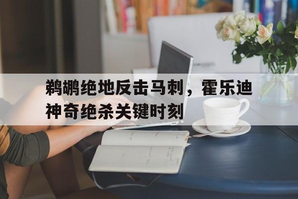 鹈鹕绝地反击马刺，霍乐迪神奇绝杀关键时刻